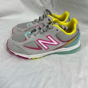 New balance girls 888 v2 Rainbow multicolor Running sneakers wide NWOB